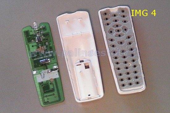 remote tv ir disassembled